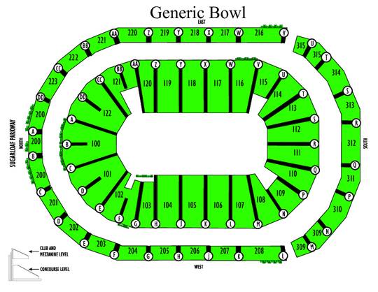 The Gwinnett Center Seating Chart